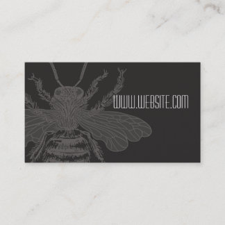 Svart bi Bizcard Visitkort