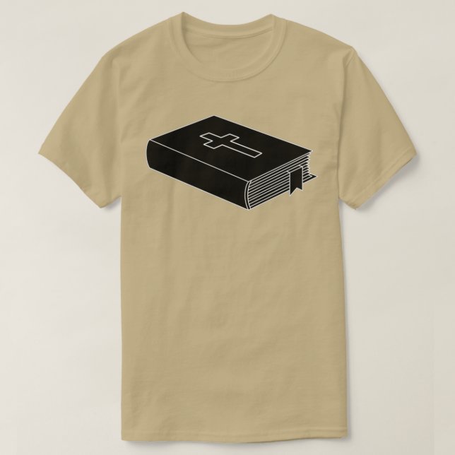 svart bibel t shirt (Design framsida)