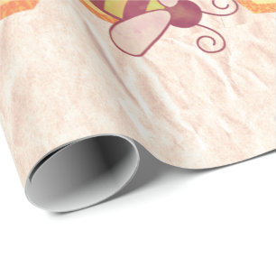 Svart bikaka Papprare Presentpapper