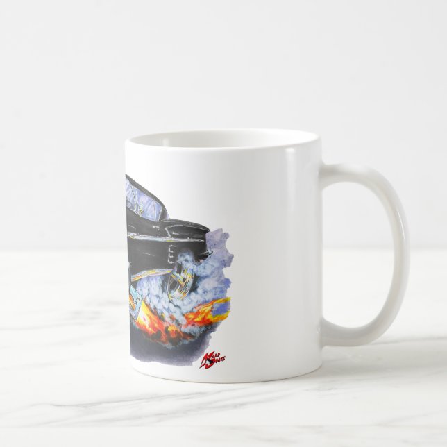 Svart bil 1958 för Impala Kaffemugg (Höger)