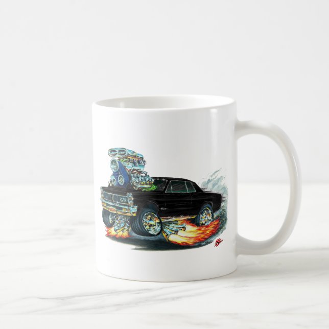 Svart bil för 1965 GTO Kaffemugg (Höger)