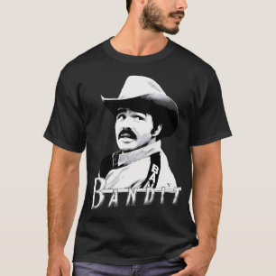 Svart bild Smokey and the bandit bil film konst T Shirt
