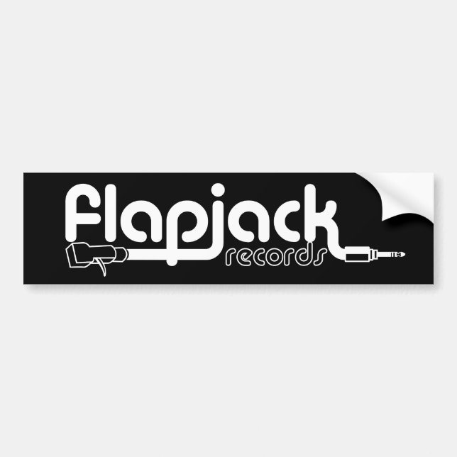 Svart bildekal för Flapjack (Framsidan)