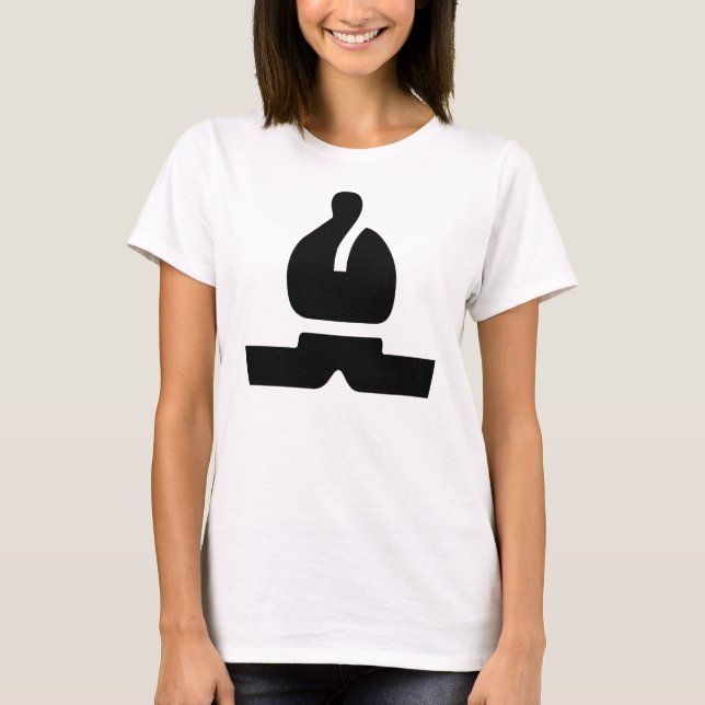 Svart biskop t shirt (Framsida)