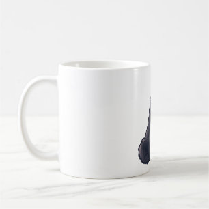 Svart björn Delight � Cute Animal Art Kaffemugg