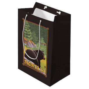Svart björn i skogen - Montana