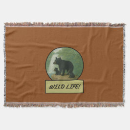 Svart björn och Unge sadelhäftning, blanka med bla Filt