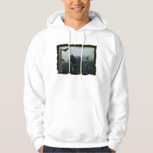 Svart björn, Ravens & Totem Pole Wildlife Hoodie