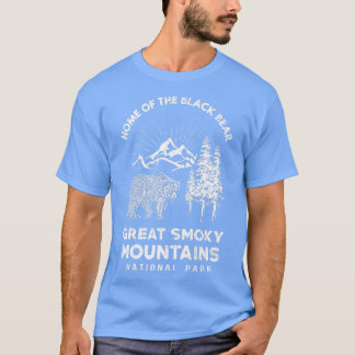 Svart björns Underbara rökiga bergsområde T Shirt