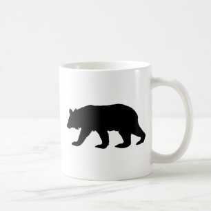 Svart björnSilhouette Kaffemugg