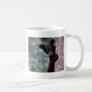 Svart björnunge kaffemugg