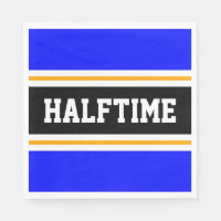 Svart, blå Gult, vit HALFTIME Rand