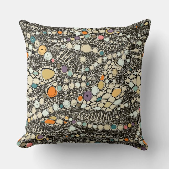 svart bläckfisk i guanskal kudde (Framsida)