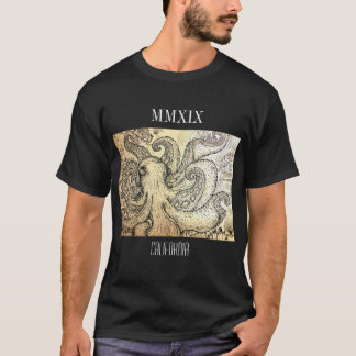 Svart bläckfiskt-skjorta t shirt