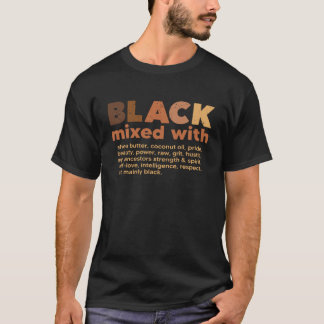 Svart blandad med African People Black History Mon T Shirt