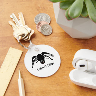 Svart bländow med svag Tecknad Nyckelring