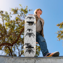 Svart bländow med svag Tecknad Skateboard Bräda 19,5 Cm