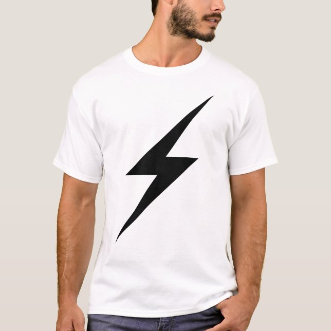 Svart blixt Bult av anarki T Shirt (Framsida)
