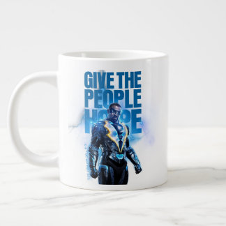 Svart blixt - Ge People Hope Jumbo Mugg