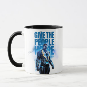 Svart blixt - Ge People Hope Mugg
