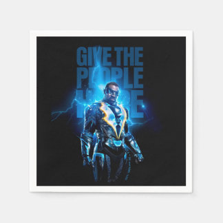Svart blixt - Ge People Hope Pappersservett