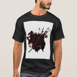 Svart blod mörk katana från Rivers of Blood T Shirt