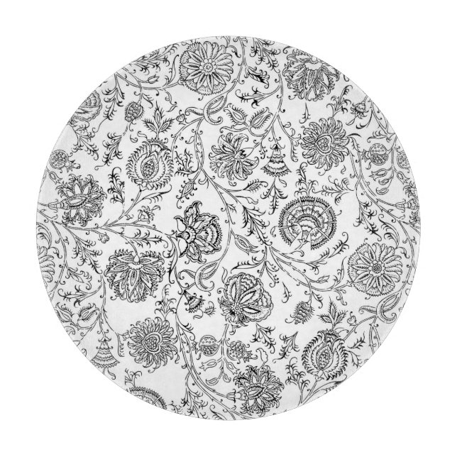 Svart Blommigt (Framsidan)