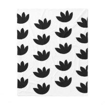 Svart blommigt Flower-Blommigt