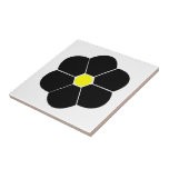 Svart blommor, design kakelplatta<br><div class="desc">Den här keramiska plattan i blommigt är platt och kvadratisk och används inomhus för att stöta bort eller dekorera inre väggar. Du kan anpassa den här keramiska plattan med valfri text. Om du behöver hjälp med att anpassa kontaktar du oss genom meddelandelänken på den här sidan. Keramiska plattor för svart...</div>