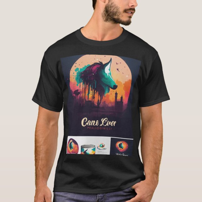 svart bomullstrasa t shirt (Framsida)