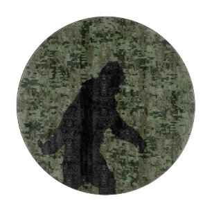 Svart borta Squatchin skogsmarkDigital kamouflage