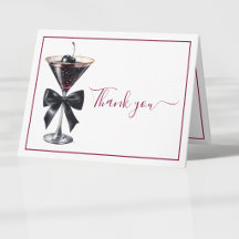 Svart Bow Cherry Cocktail Martini