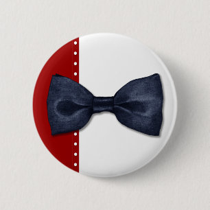 Svart Bowtie-knapp Knapp