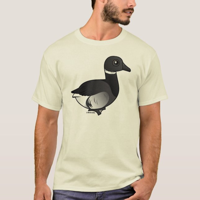 Svart Brant Tee Shirt (Framsida)
