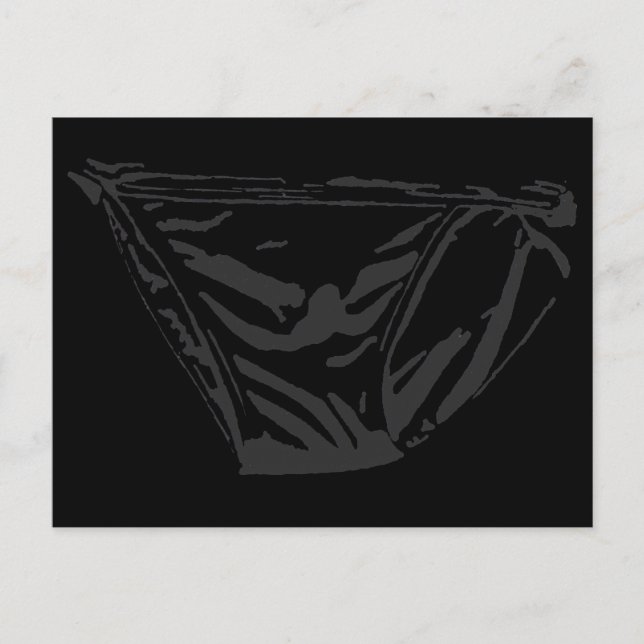 Svart Briefs vykort (Framsida)
