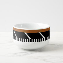 Svart, Brown & White Soppa Bowl - Chic i Rand