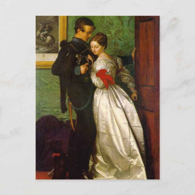 Svart Brunswick konstverk Vykort (Framsida)