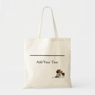 Svart brunt- och vitBeaglehund Totebag Tygkasse