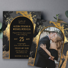 Svart budgetsammanfattning FOTO bröllopsinbjudan