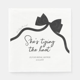 Svart bugg hon gifter sig möhippa pappersservett