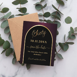 Svart burgare på 60 år sparar datumkortet