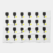 Svart burkpadlar och gult bollar