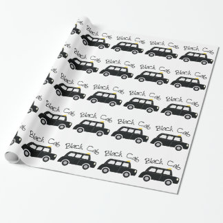 Svart Cab Presentpapper