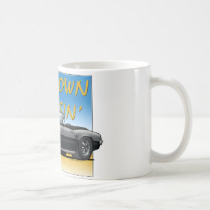 Svart cabriolet för 68 Firebird Kaffemugg