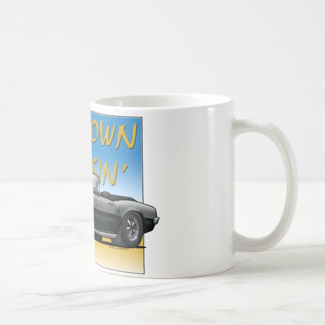Svart cabriolet för 68 Firebird Kaffemugg (Höger)