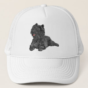Svart Cairn Terrier Keps