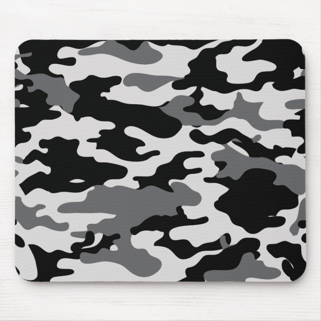SVART CAMO - Mousepad Musmatta (Framsidan)