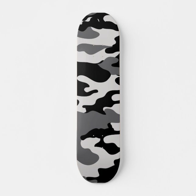 SVART CAMO - Skateboard (Framsida)