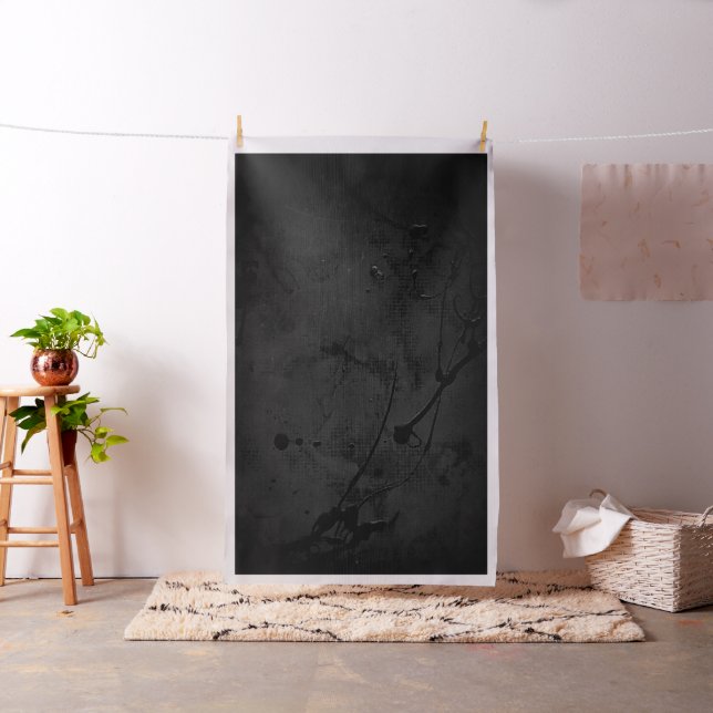Svart Canvas 002 Fotografi Bakgrundsduk Tyg (In Situ)