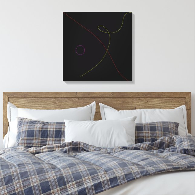 Svart Canvastryck (Insitu (sovrum))
